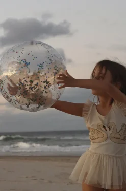 Glitter Cotton Candy 3D Inflatable Beach Ball