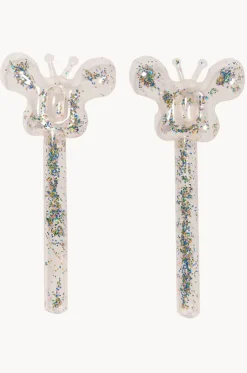 Glitter Cotton Candy Inflatable Noodle Set Of 2