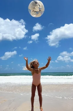 Glitter Cotton Candy Inflatable Beach Ball