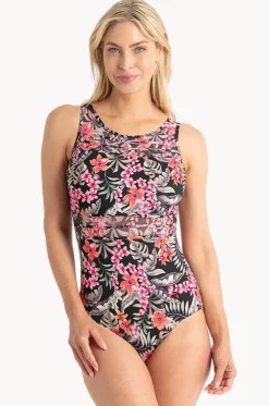 Hamilton Mesh High Neck One Piece