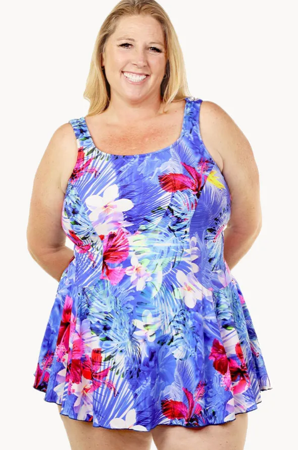 Hawaiian Holiday Swim Dress +