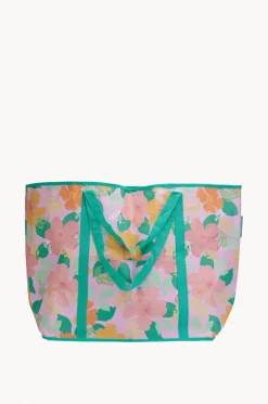 Hibiscus Jumbo Beach Bag