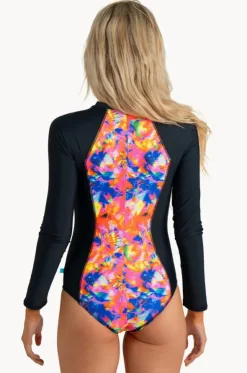 Ibiza Sunset Long Sleeve Sunsuit