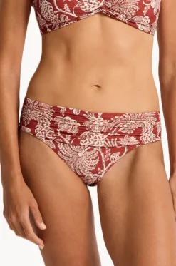 Inez Mid Rise Ruched Pant