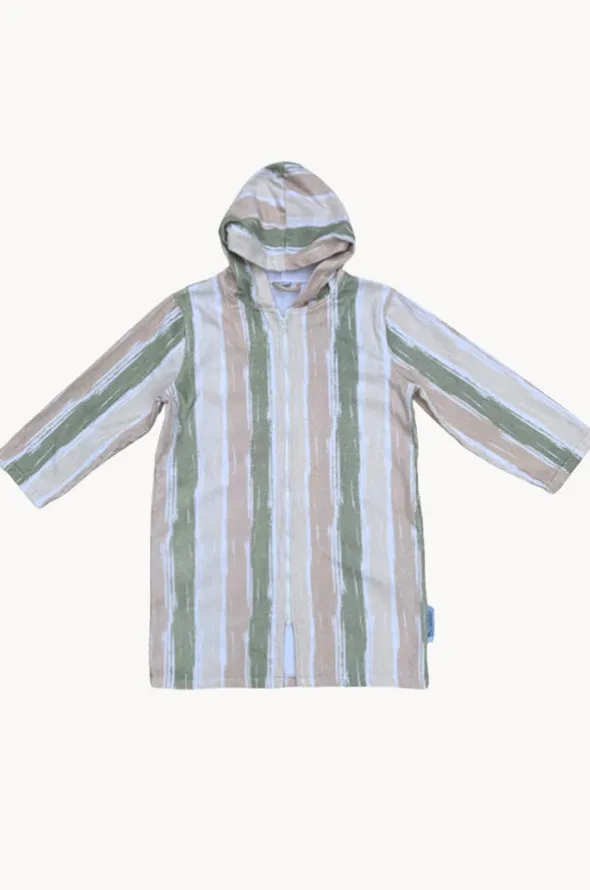 Island Sand Hooded Towelling Robe M/L