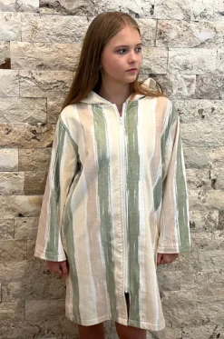 Island Sand Hooded Towelling Robe S/M