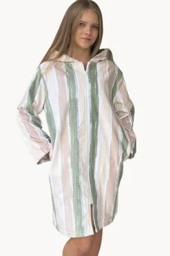 Island Sand Hooded Towelling Robe L/XL