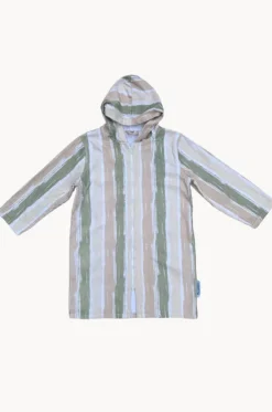 Island Sand Hooded Towelling Robe L/XL