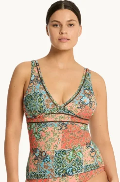 Java Spliced Longline Tri Tankini Separate