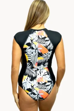 Kailani Reef Short Sleeve Sunsuit