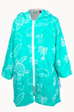 Kids Australia Hooded Towel Robe 3-5Y