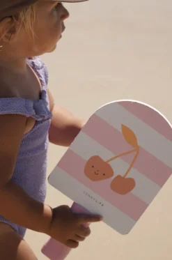 Kids Cherry Cotton Candy Velcro Beach Bats