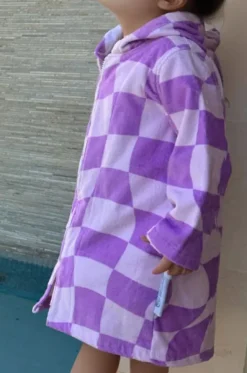 Kids Ocean Drifter Hooded Towelling Robe 3-5Y