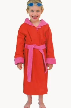 Kids Waterproof Hooded Towelling Robe 3-9Y
