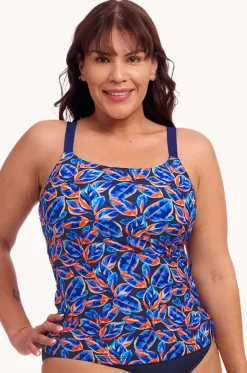 Leaf Blower Scoop Neck Tankini Separate