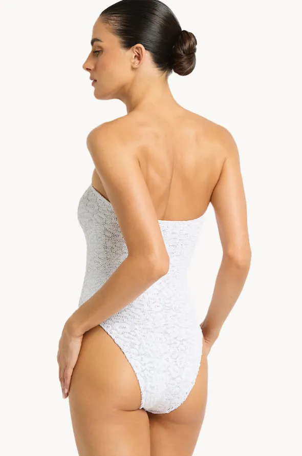 Leopard Fane Bandeau One Piece