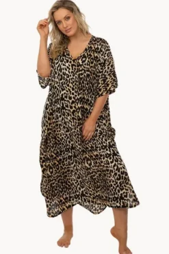 Leopard Long Kaftan