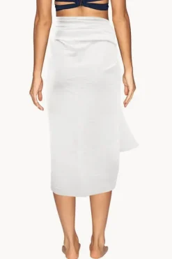 Long Plain Fringed Sarong