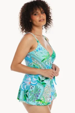 Lucca Cross Over Swim Dress
