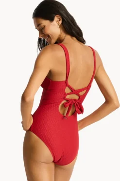 Luminara Longline Tie Back One Piece