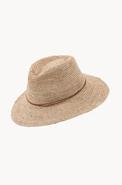 Magdalena Raffia Adjustable Fedora