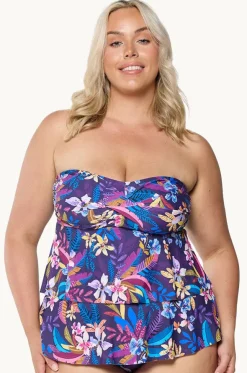 Majorca Tiered Bandeau Tankini Separate