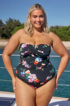 Malibu Twist Front Bandeau One Piece