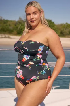 Malibu Twist Front Bandeau One Piece