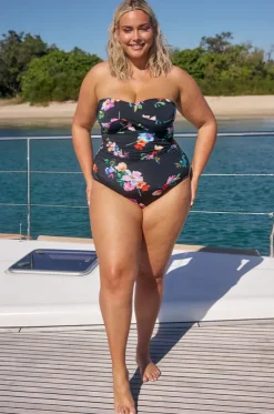 Malibu Twist Front Bandeau One Piece