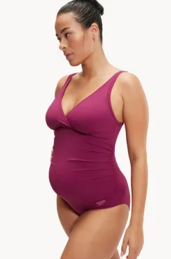 Maternity V Neck U Back One Piece