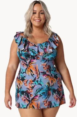 Mauritius Frill Swim Dress