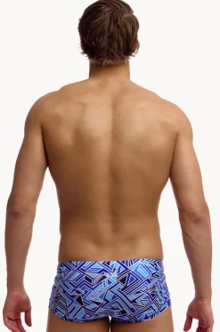 Mens Blue Bits Trunk