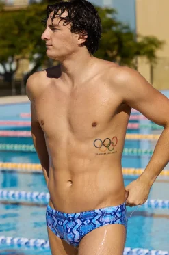 Mens Blue Viper Brief