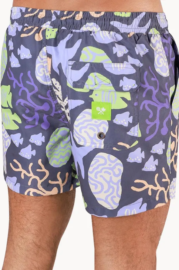 Mens Coral Chaos Eco Short