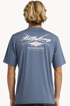 Mens Crossboards Short Sleeve Suntop