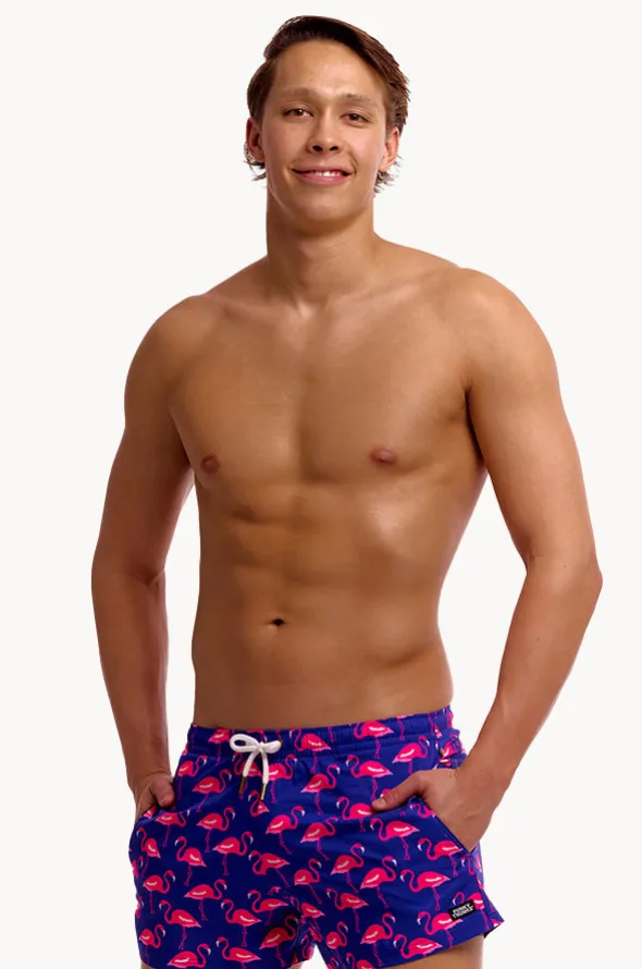 Mens Flocked Up Shorty Short