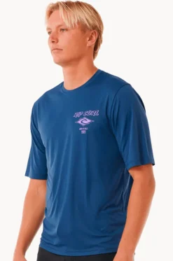 Mens Icons Surflite Short Sleeve Suntop