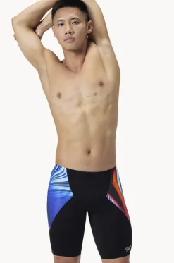 Mens Lava Blur Digital V-cut Jammer