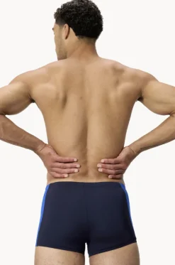 Mens Solid Spliced Aquashort