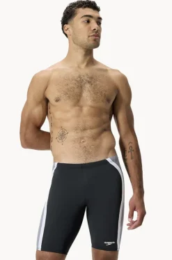 Mens Solid Spliced Jammer