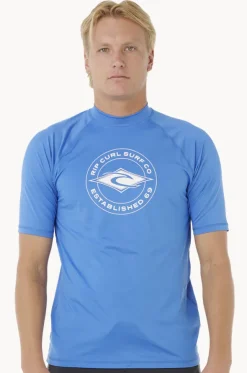 Mens Stapler Short Sleeve Suntop