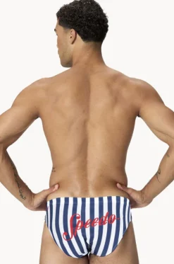 Mens Stripe Brief
