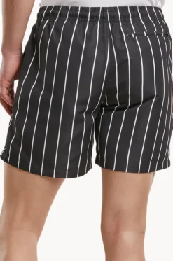 Mens Stripe Swim Short