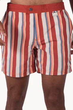 Mens Tabasco Stripe Boardshort