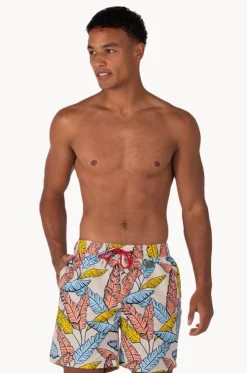 Mens Tropical Leaf Boardshort
