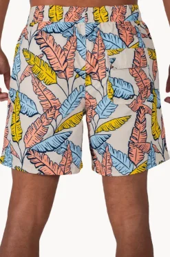 Mens Tropical Leaf Boardshort