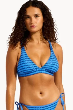 Mesh Effect Multi Fit Longline Tri