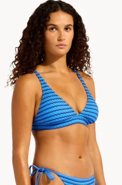 Mesh Effect Multi Fit Longline Tri