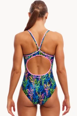Midnight Meadow Diamond Back One Piece