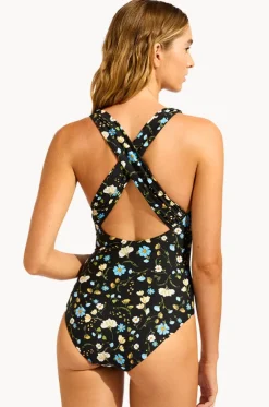 Modern Romance Cross Back One Piece